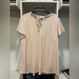 Adrianna Papell Women’s Flutter Sleeve Tie Top